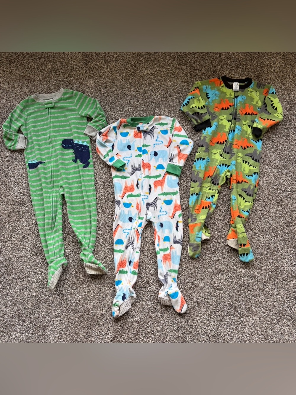 Set of 3 24 Month Fleece Pajamas
